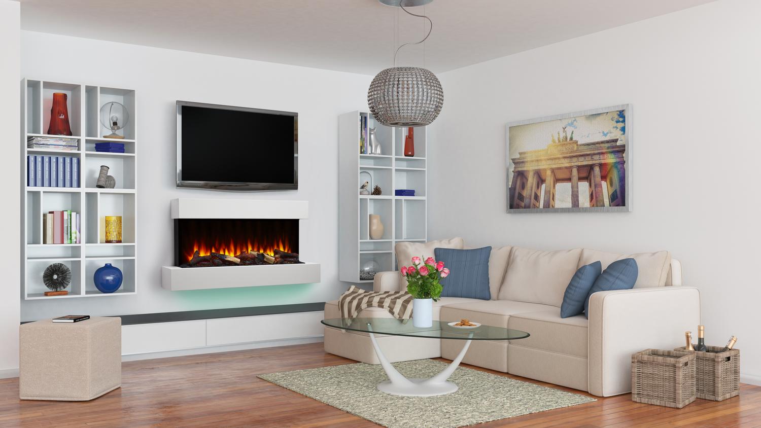 electric fireplace for bedroom simplifire format contemporary living room