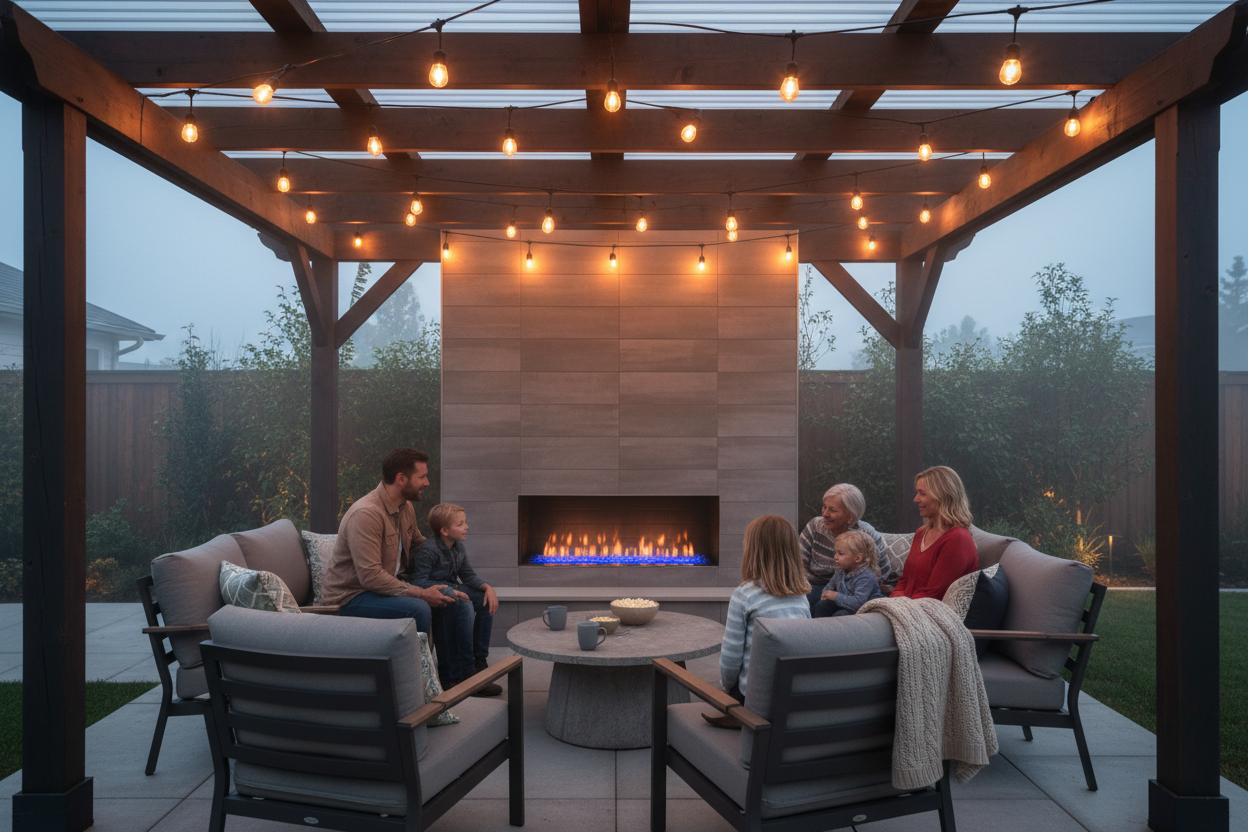 Indoor/Outdoor Electric Fireplaces Are a Real Category — and Most People Shop for Them Wrong