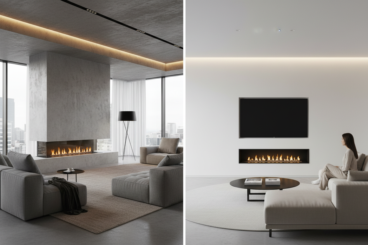 3-Sided vs Single-Sided Electric Fireplace: Which Layout Fits Your Space