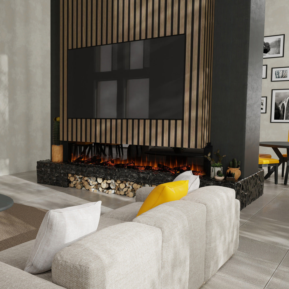 3-Sided Electric Fireplaces