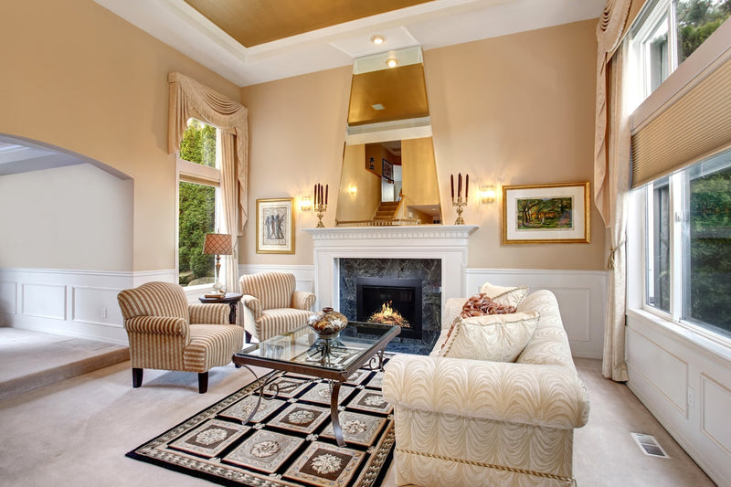 Modern Flames Orion Traditional Built-In Smart Virtual Electric Fireplace with Real Flame Effect