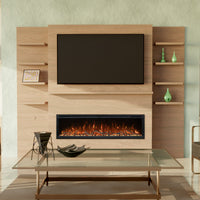 Modern Flames Allwood Fireplace Wall System for Spectrum Slimline 60" Electric Fireplace