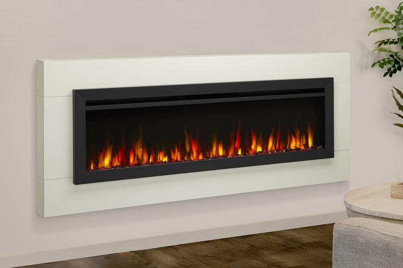 Simplifire Crestline Wall Mount Mantel Kit for Allusion Slim Fireplace (WMK-WH-ALLS50/60)
