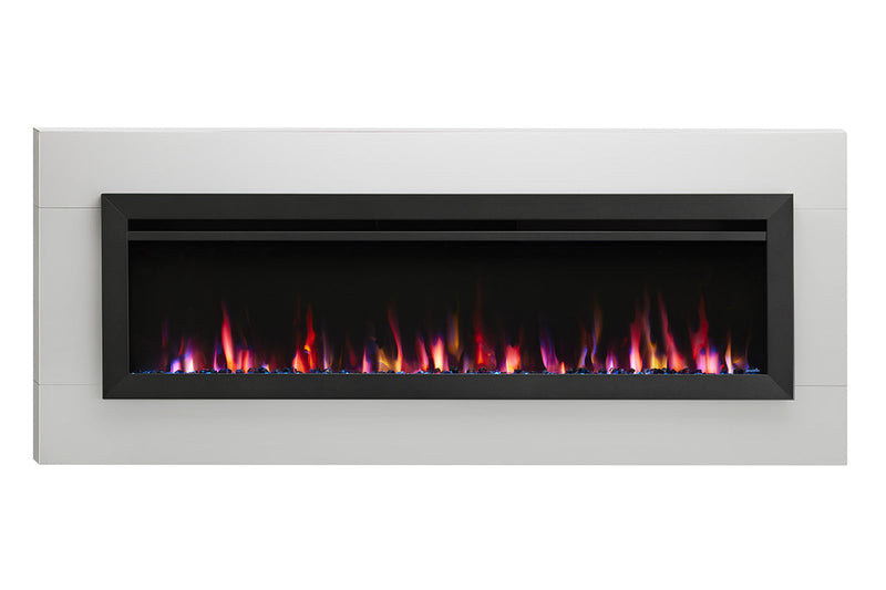 Simplifire Crestline Wall Mount Mantel Kit for Allusion Slim Fireplace (WMK-WH-ALLS50/60)