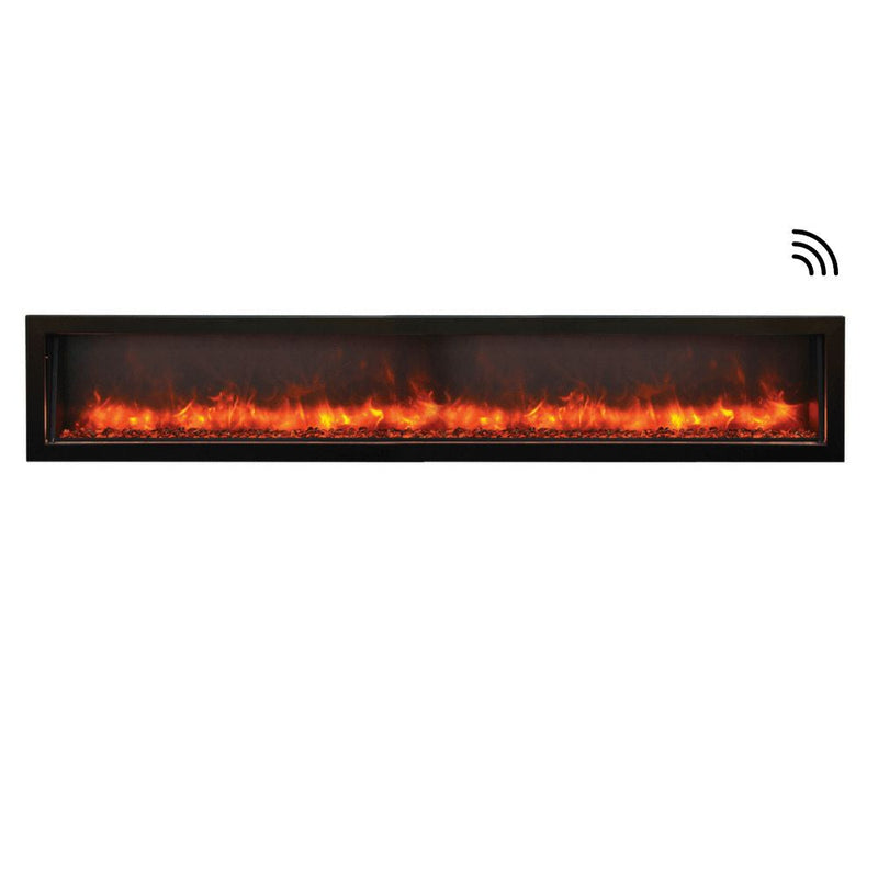 Amantii Panorama DEEP 88" Built-in Indoor/Outdoor Smart Electric Fireplace (BI-88-DEEP)