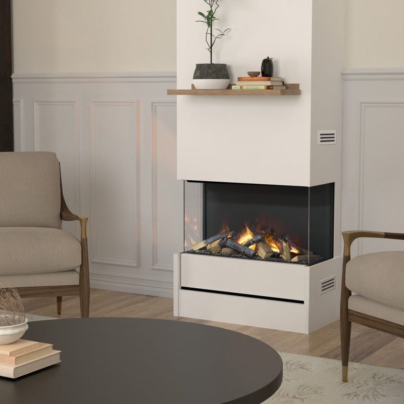 Dimplex Opti-Myst Aura 30" 3-Sided Water Vapor Fireplace - 3STEP-RGB-AM)