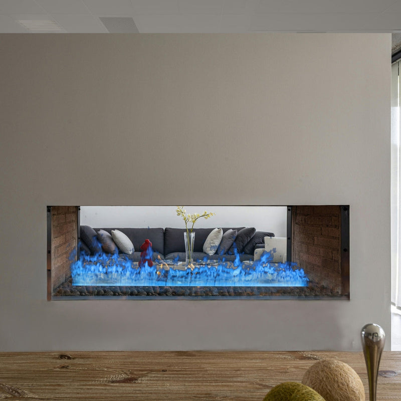 Litedeer Homes Mercury 40"/50"/60" Smart Water Vapor Heatless Fireplace