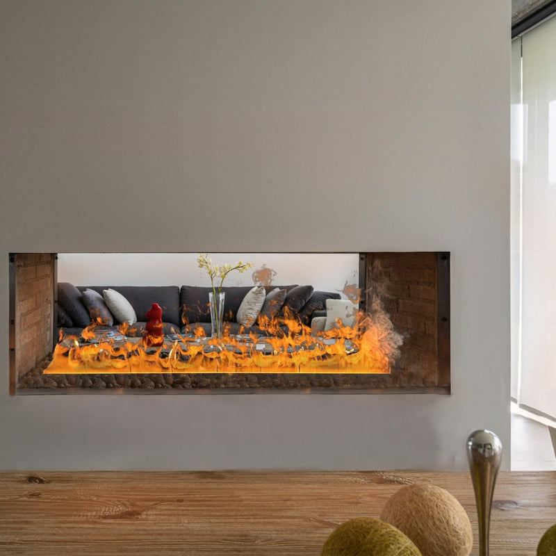 Litedeer Homes Mercury 40"/50"/60" Smart Water Vapor Heatless Fireplace