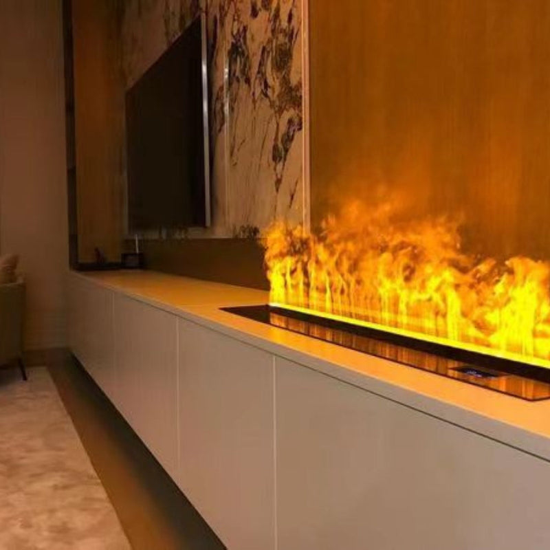 Litedeer Homes Mercury 40"/50"/60" Smart Water Vapor Heatless Fireplace