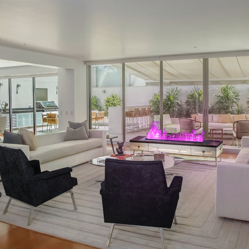 Litedeer Homes Mercury 40"/50"/60" Smart Water Vapor Heatless Fireplace