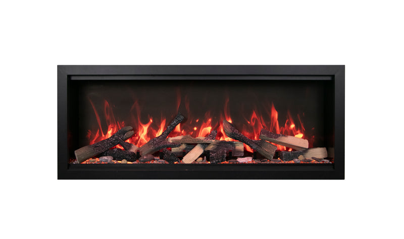 Amantii Symmetry Bespoke Indoor/Outsdoor Built-In Smart Electric Fireplace