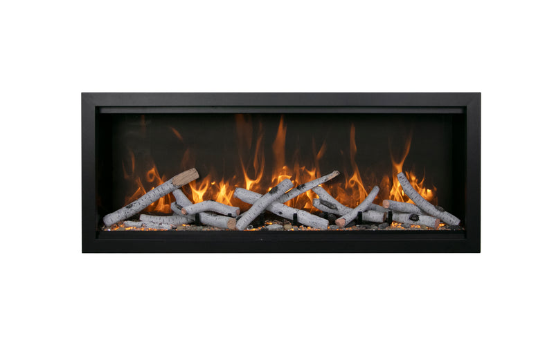 Amantii Symmetry Bespoke Indoor/Outsdoor Built-In Smart Electric Fireplace