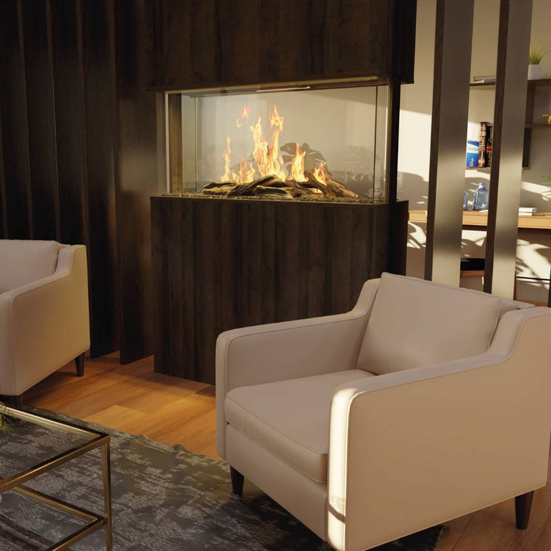 Modern Flames Nova Clear 48-Inch See-Through Electric Fireplace (NOVA48-CLR)