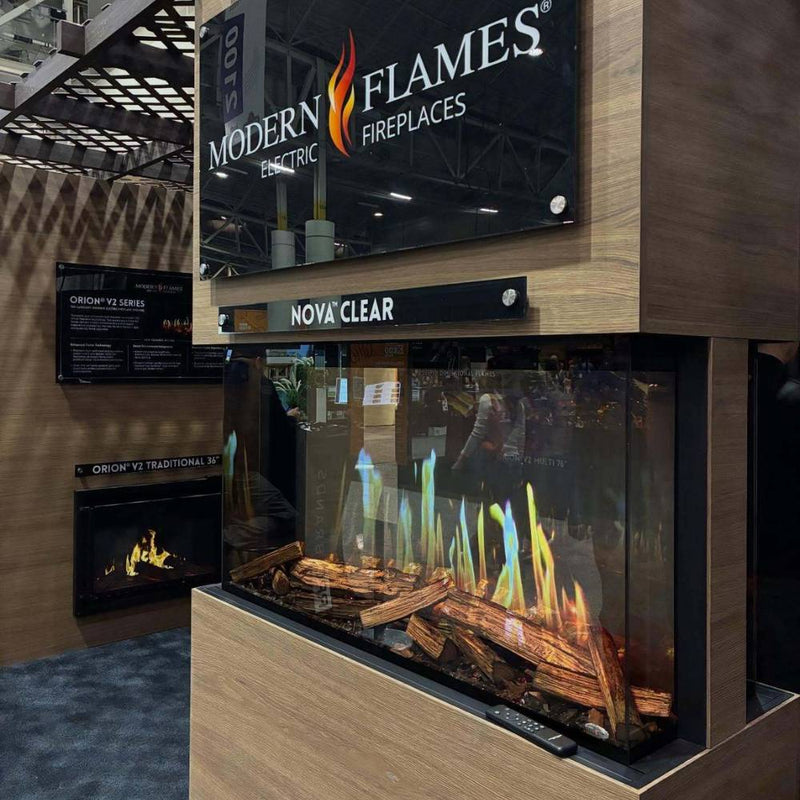 Modern Flames Nova Clear 48-Inch See-Through Electric Fireplace (NOVA48-CLR)