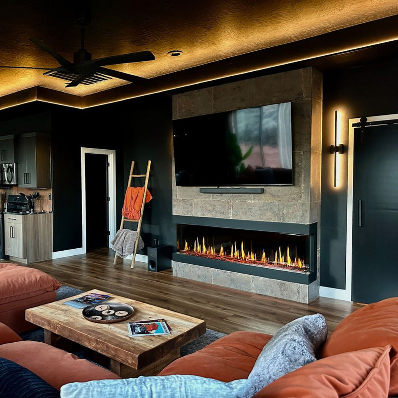 Modern Flames Orion Multi Built-In/Wall Mounted Smart Virtual Electric Fireplace