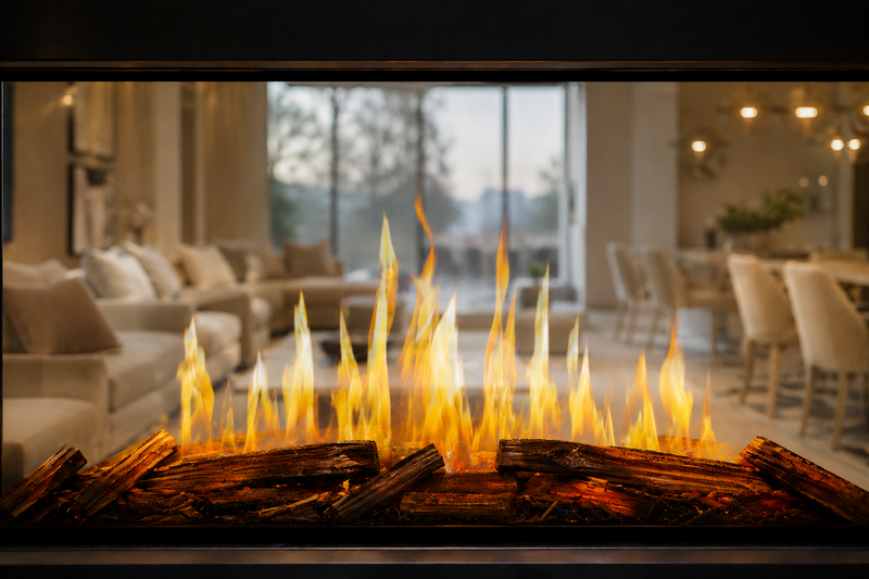 Modern Flames Nova Clear 48-Inch See-Through Electric Fireplace (NOVA48-CLR)