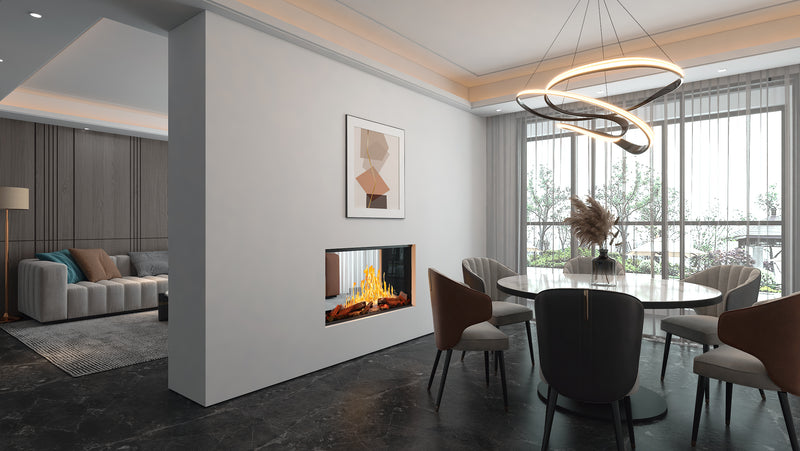 Modern Flames Nova Clear 48-Inch See-Through Electric Fireplace (NOVA48-CLR)