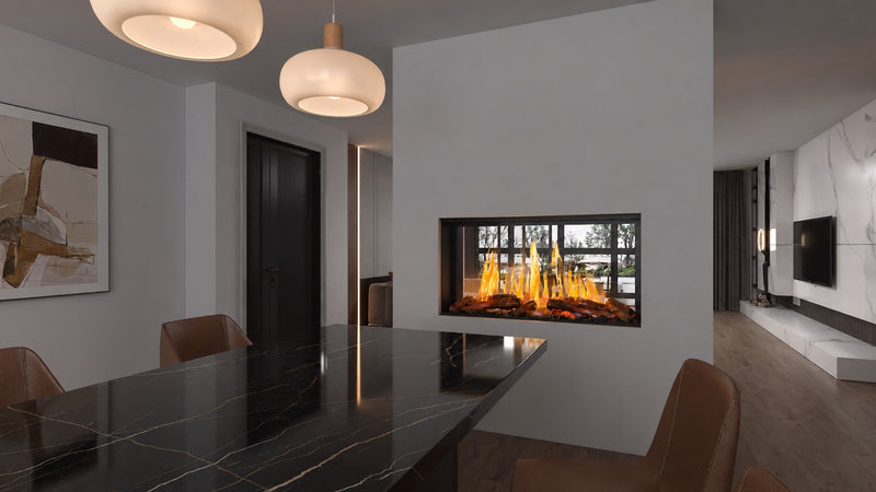 Modern Flames Nova Clear 48-Inch See-Through Electric Fireplace (NOVA48-CLR)