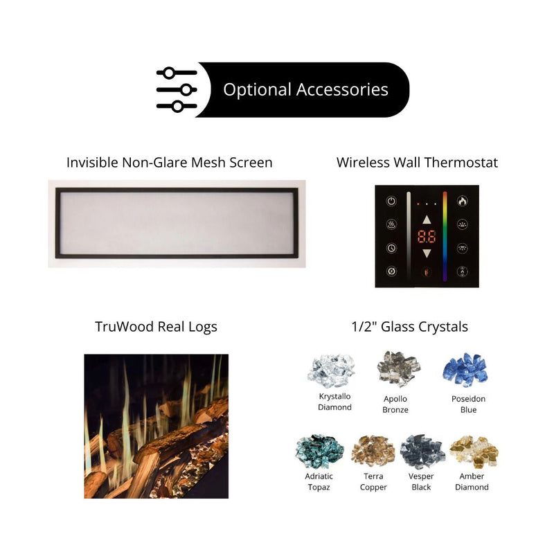 Modern Flames Landscape Pro Slim Smart Electric Fireplace | 44", 56", 68", 80", 96"