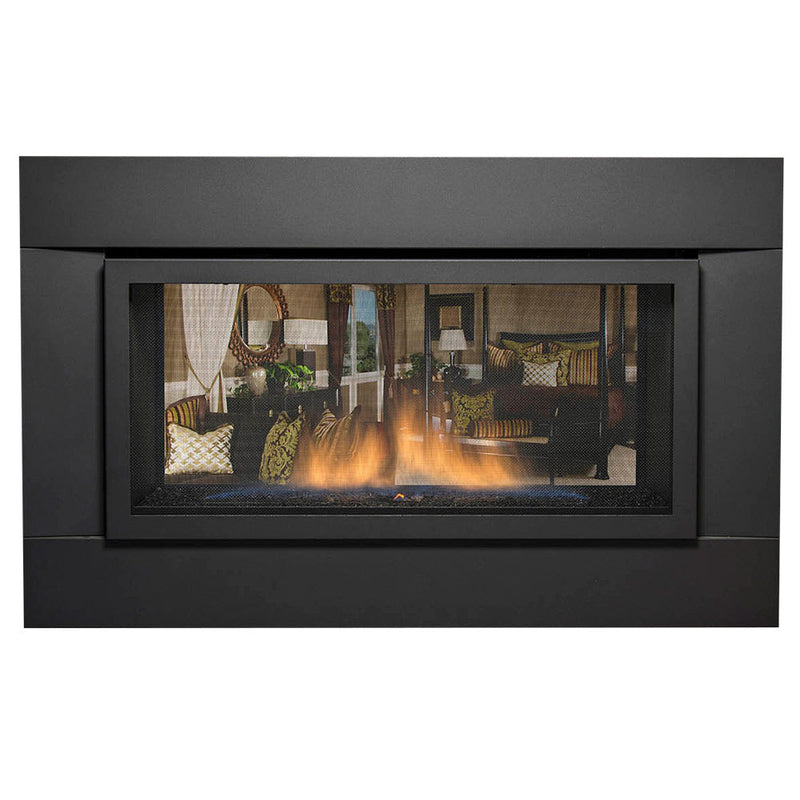 Sierra Flame Palisade 36" Direct Vent See-Through Linear Gas Fireplace ...
