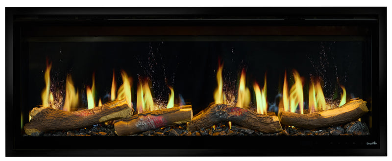 Simplifire Allusion Edge Built-in Linear Electric Fireplace