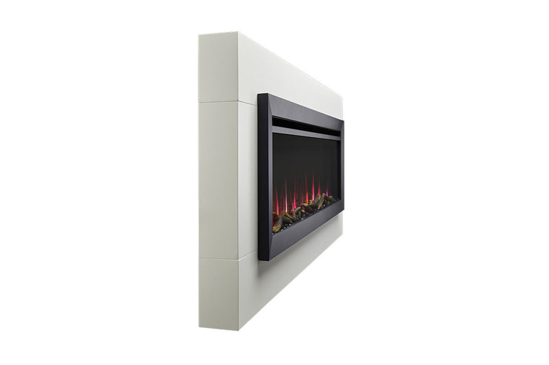 Simplifire Crestline Wall Mount Mantel Kit for Allusion Slim Fireplace (WMK-WH-ALLS50/60)
