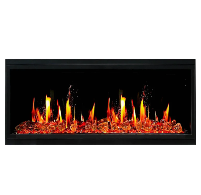 Litedeer Homes Reflective Fire Glass for Latitude Electric Fireplaces