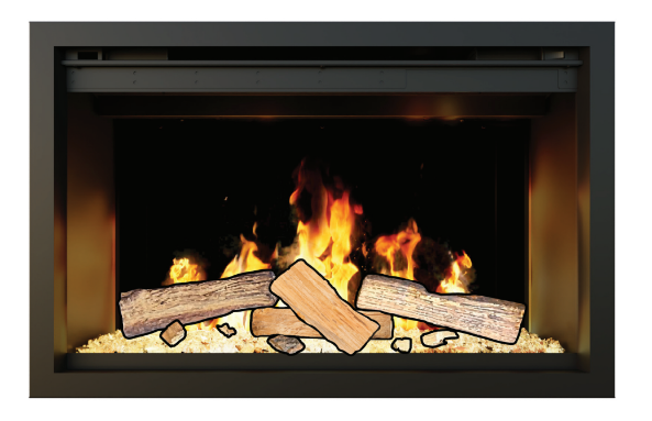 Modern Flames Large TruWood Premium Timber Kit
