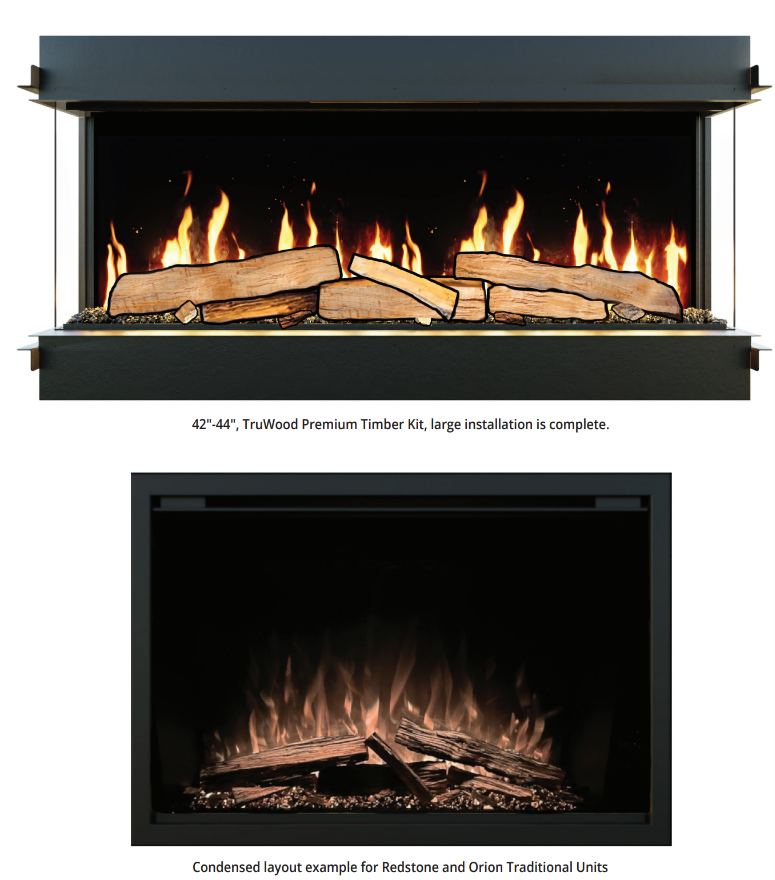 Modern Flames Large TruWood Premium Timber Kit