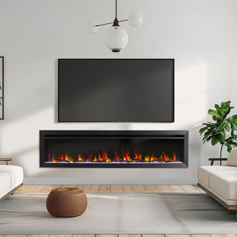 Simplifire Allusion Slim Fully Recessed/Wall-Mounted Electric Fireplace