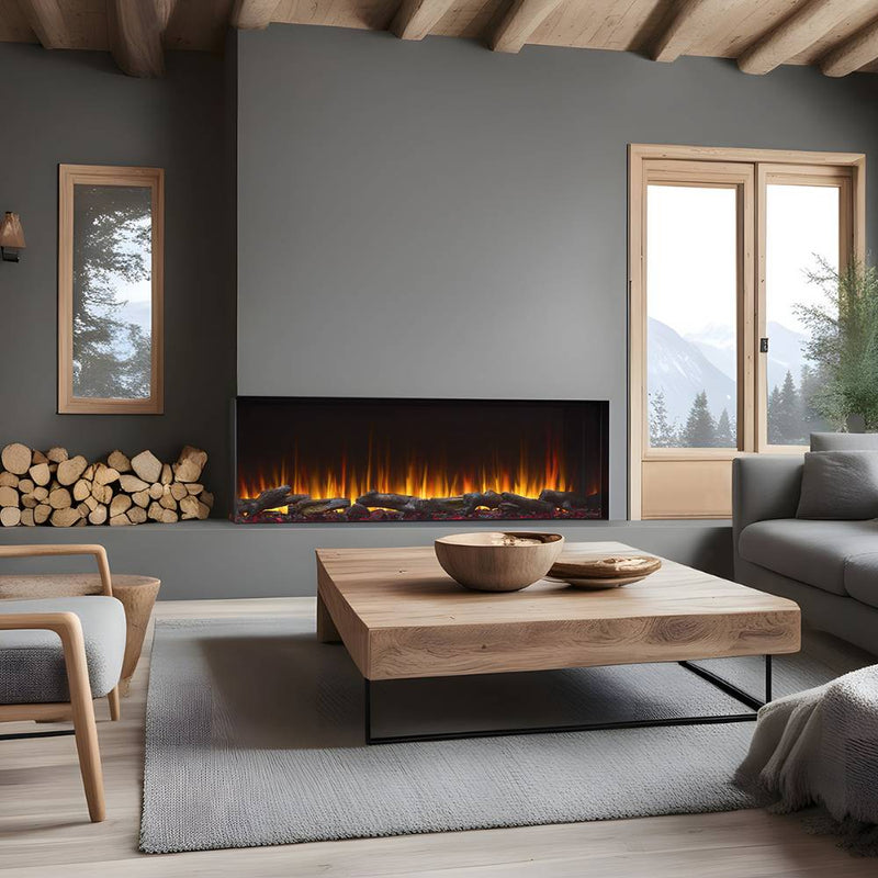 Simplifire Triton 3-Sided Built-in Smart Electric Fireplace