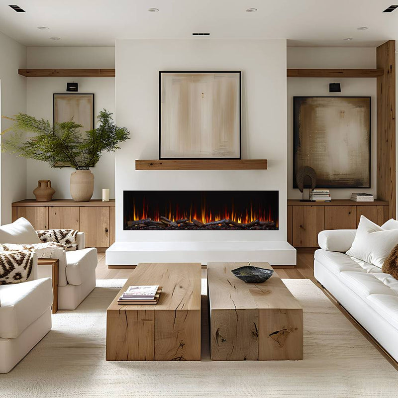 Simplifire Triton 3-Sided Built-in Smart Electric Fireplace