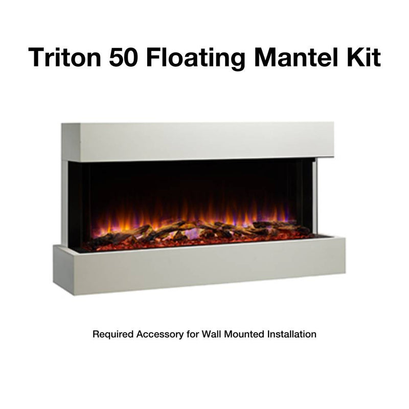 Simplifire Triton 3-Sided Built-in Smart Electric Fireplace