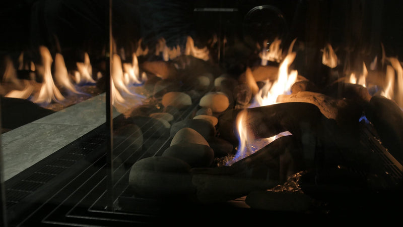 Sierra Flame Toscana 3 Sided Peninsula Gas Fireplace | 38", 48", 58"