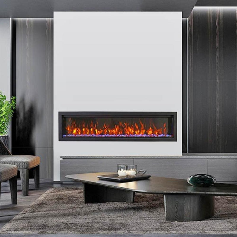Amantii Symmetry Bespoke 34" - 100" Indoor/Outsdoor Built-In Smart Electric Fireplace