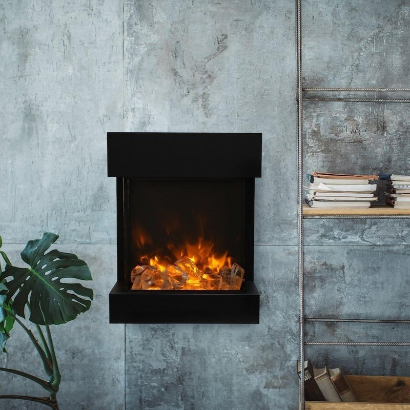 Amantii TRU-VIEW Cube LUMINA 20-Inch 3-Sided Smart Electric Fireplace