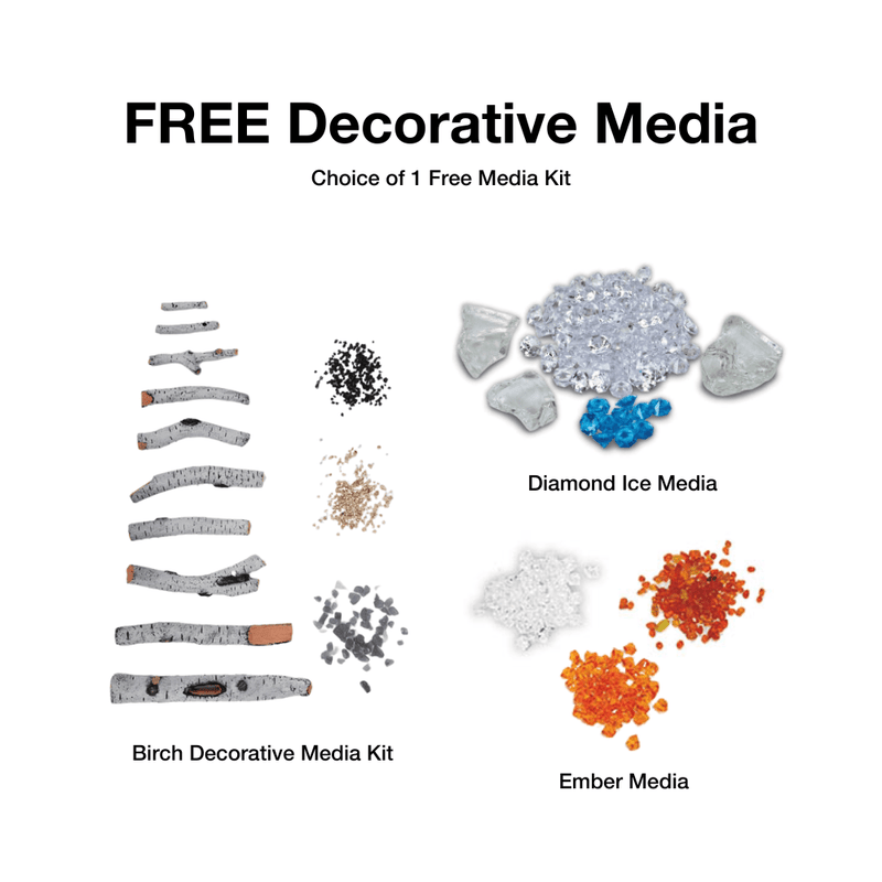 Amantii Symmetry Bespoke 34" - 100" Indoor/Outsdoor Built-In Smart Electric Fireplace