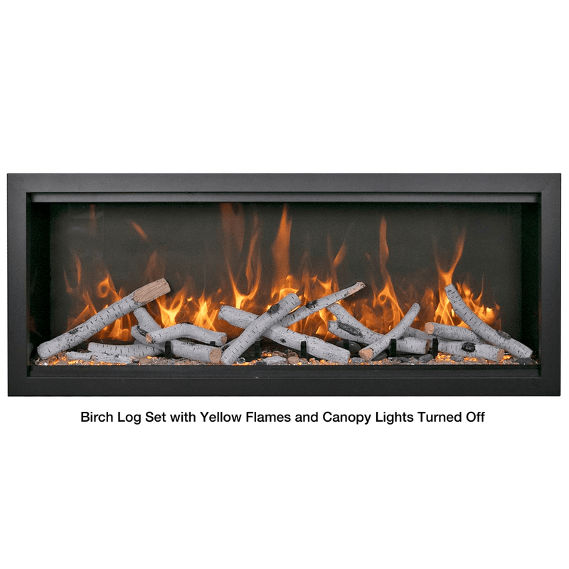 Amantii Symmetry Bespoke Extra Tall Built-In Smart Electric Fireplace