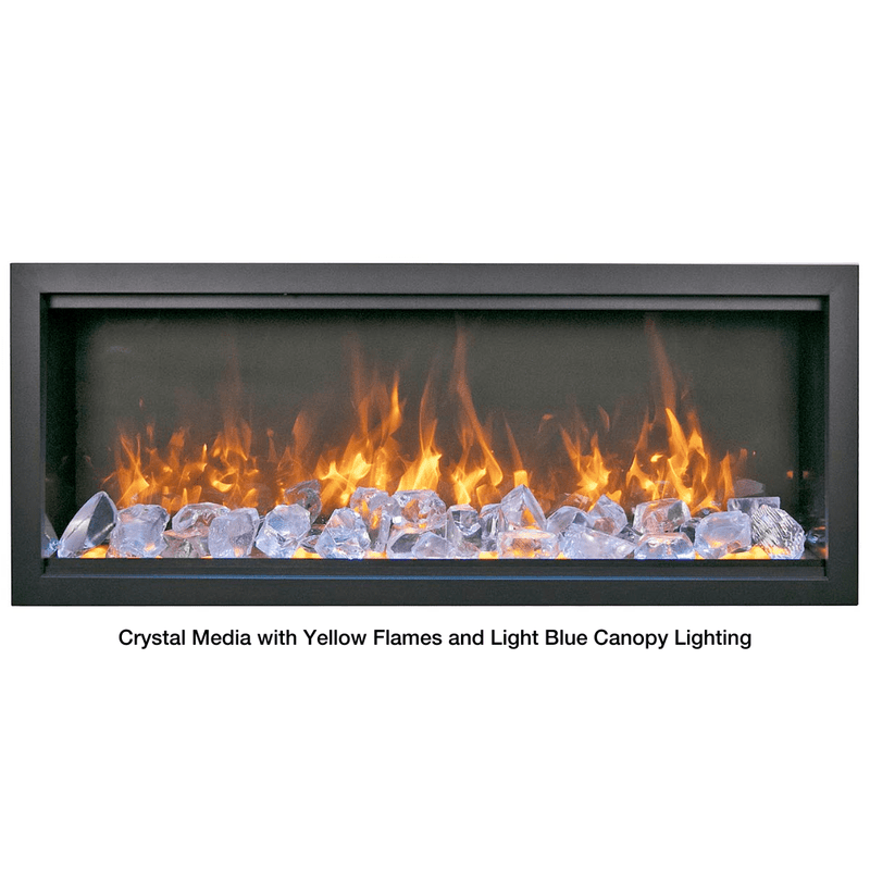 Amantii Symmetry Bespoke Extra Tall Built-In Smart Electric Fireplace