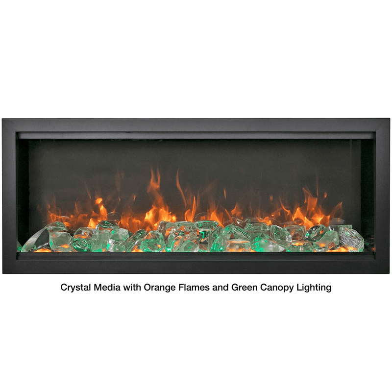 Amantii Symmetry Bespoke Extra Tall Built-In Smart Electric Fireplace