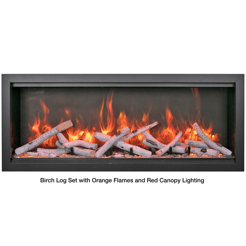 Amantii Symmetry Bespoke Extra Tall Built-In Smart Electric Fireplace