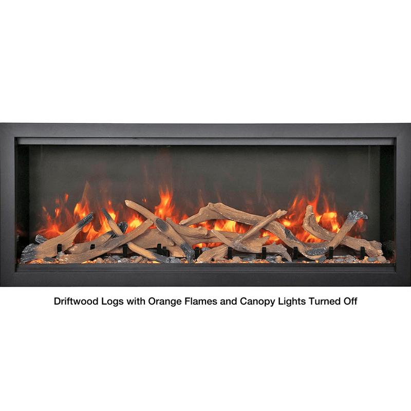 Amantii Symmetry Bespoke Extra Tall Built-In Smart Electric Fireplace
