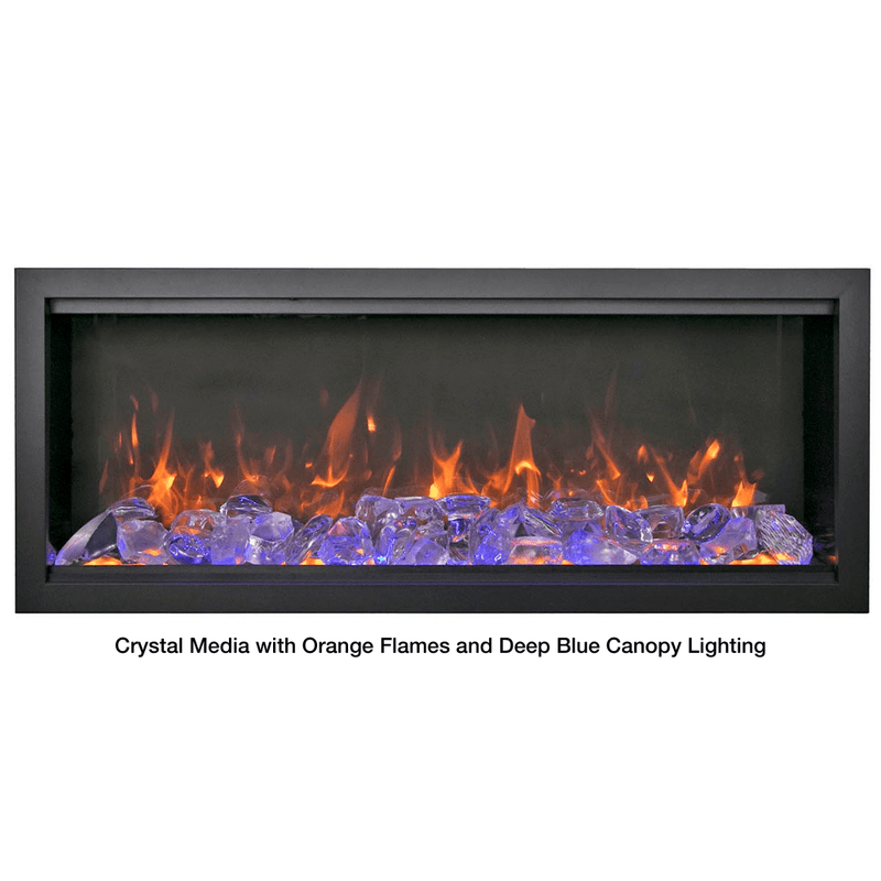Amantii Symmetry Bespoke Extra Tall Built-In Smart Electric Fireplace
