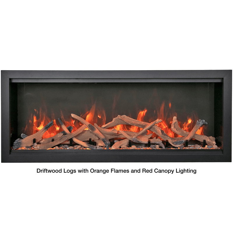 Amantii Symmetry Bespoke Extra Tall Built-In Smart Electric Fireplace