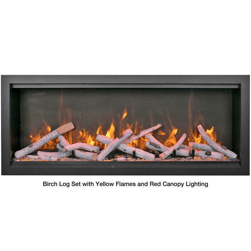 Amantii Symmetry Bespoke Extra Tall Built-In Smart Electric Fireplace