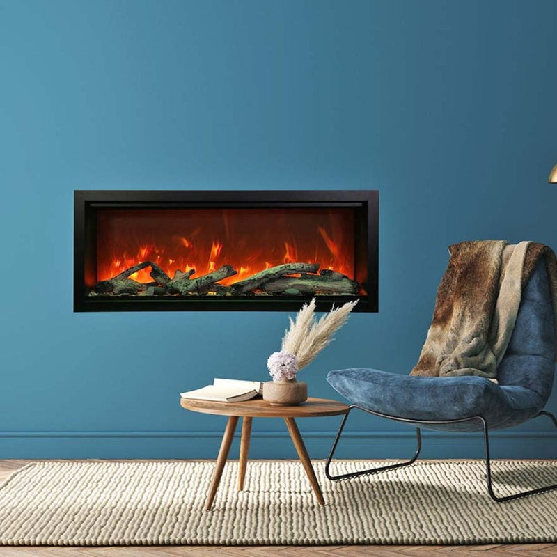 Amantii Symmetry Bespoke Extra Tall Built-In Smart Electric Fireplace