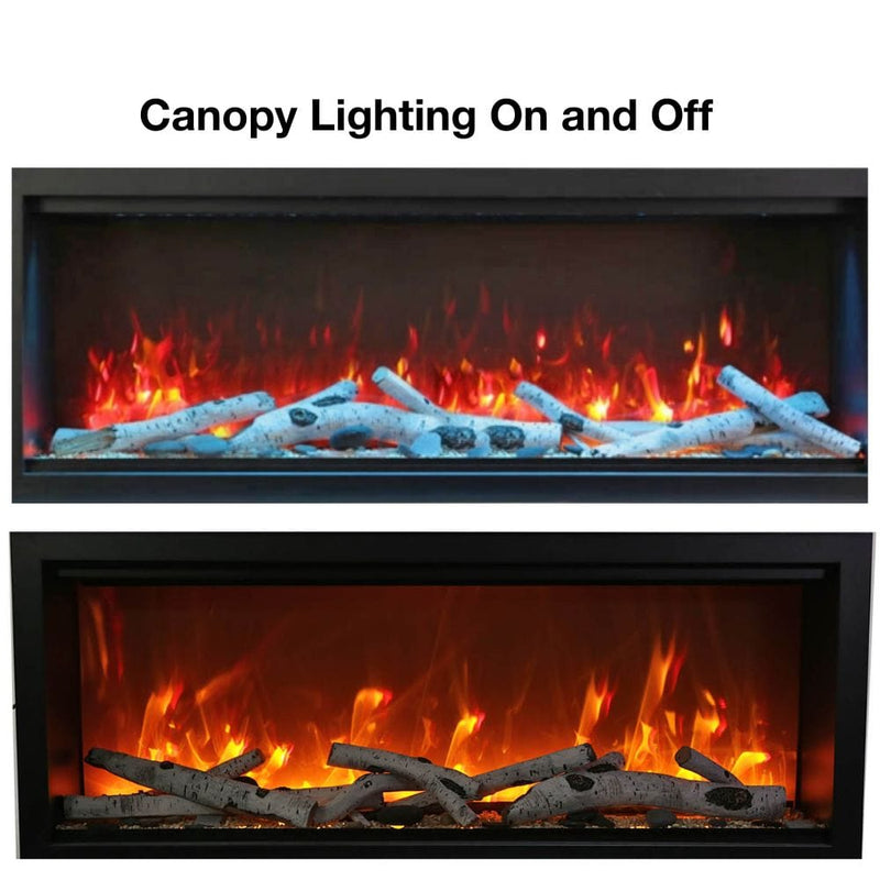 Amantii Symmetry Bespoke Extra Tall Built-In Smart Electric Fireplace