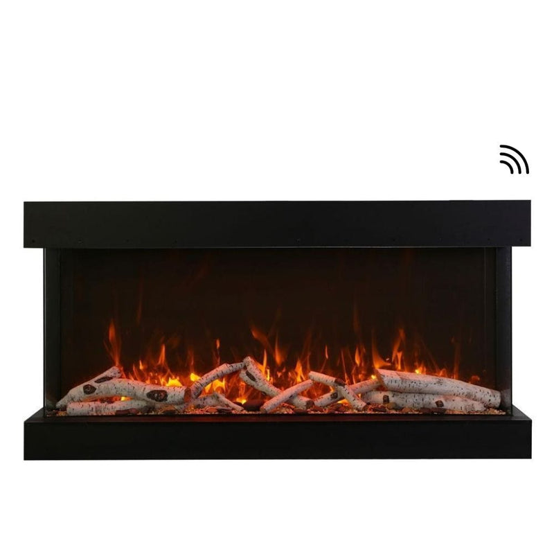 Amantii TRU-VIEW XT XL 40" - 88" Indoor/Outdoor 3-Sided Extra Tall Smart Electric Fireplace