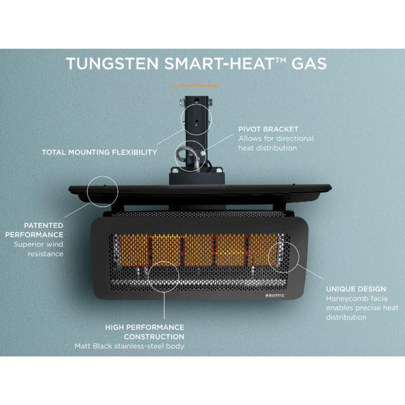 Bromic Tungsten 300/500 Smart-Heat Gas Heater