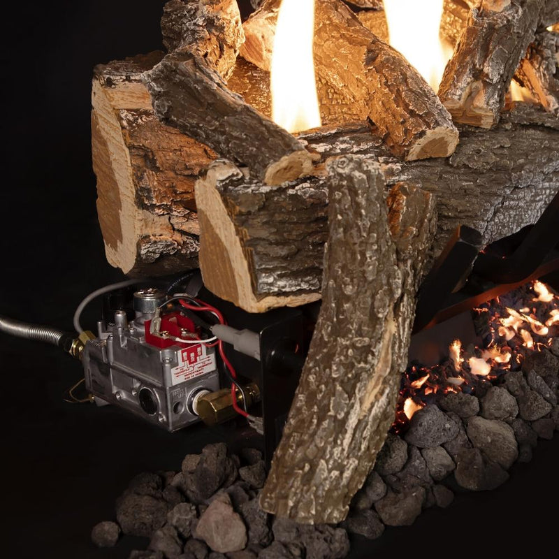 Grand Canyon Split Oak Vent-Free Indoor Gas Log Burner